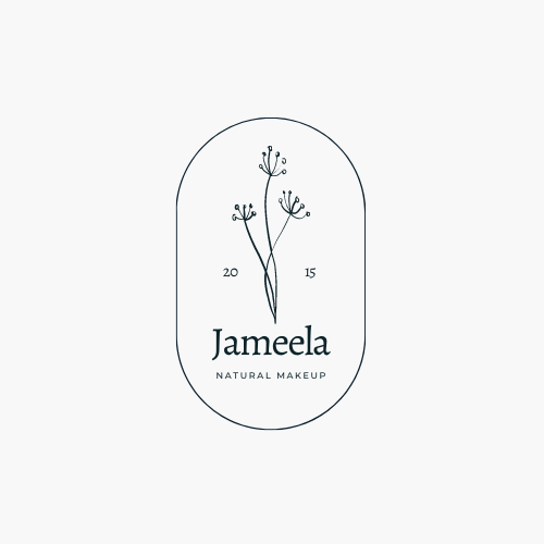 Black and White Natural Makeup Logo
